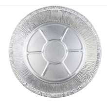 Round aluminum foil container/lunch box